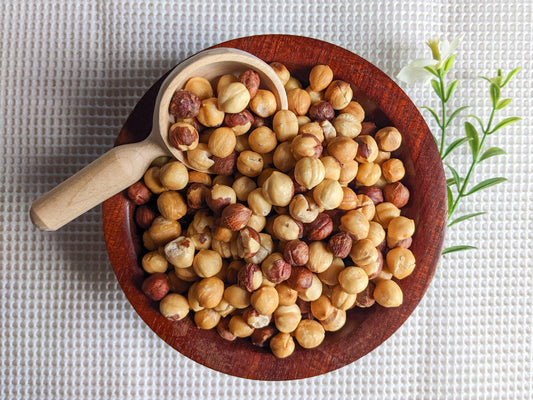 Roasted hazelnuts